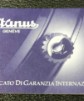 Altanus libretto di garanzia depoca corona azzurra